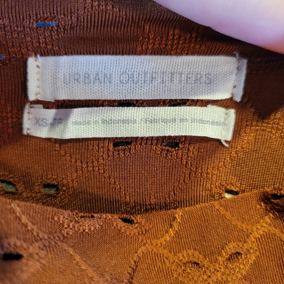 Urban Outfitters Natalia Mock Neck Fitted Long Sleeve Top - Picture 5 of 7